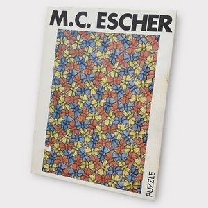 Vintage M.C. Escher 500 Piece Butterfly Puzzle *Pieces Never Opened